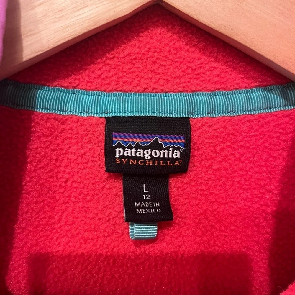 Patagonia Synchilla Girls Size 12 - Picture 3 of 9